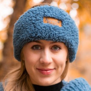 X-Blue Denim Head Wrap